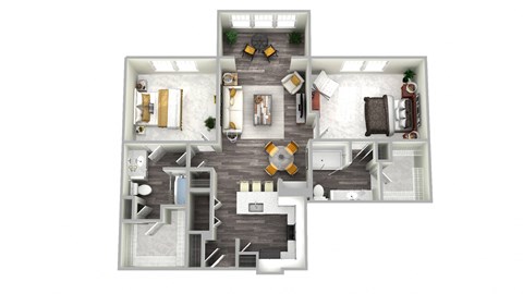 Windward Floor Plan at Emblem Alpharetta, Alpharetta, 30009